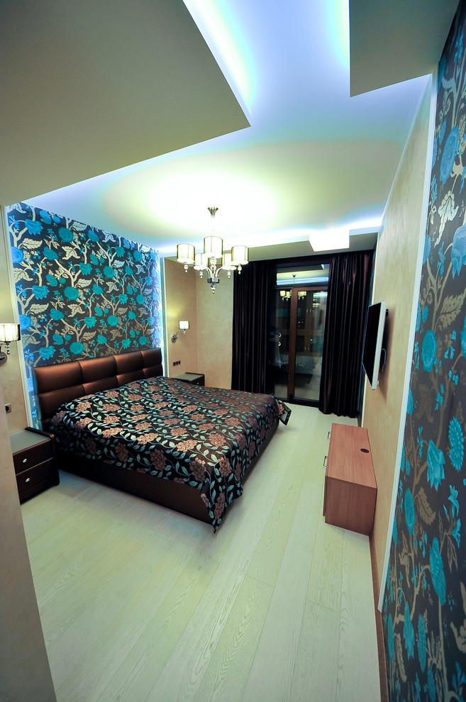 Скай Форт. Необычный интерьер квартиры площадью около 100 м2