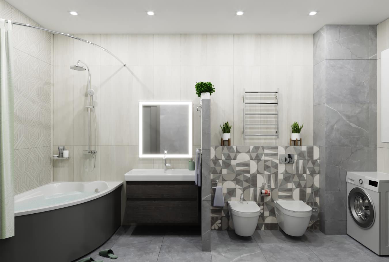 Интерьер для большой семьи