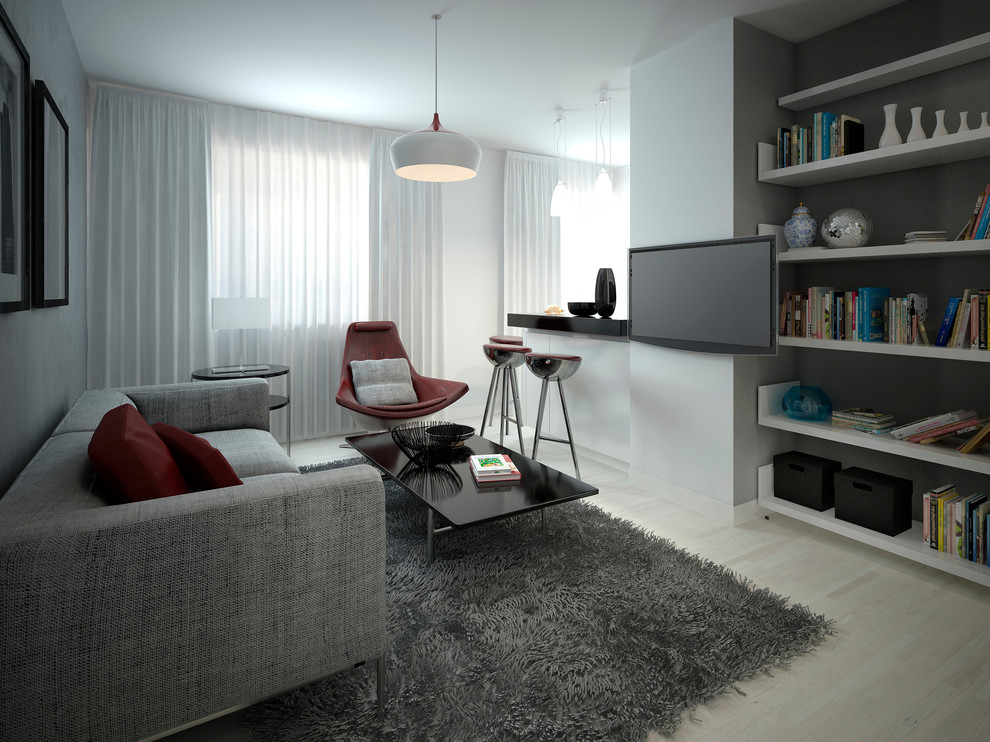 Обложка проекта: Двухкомнатная квартира на Профсоюзной улице 59 м.