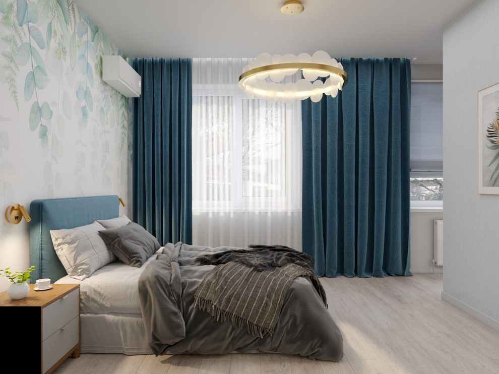 Спальня с гардеробной в таун-хаусе. Кемеровская обл.