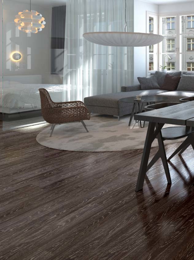 Дизайн-плитка ПВХ (LVT - luxury vinyl tile)