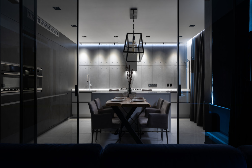 Квартира 170м2 | BLACK NATURE | Современный индустриальный стиль