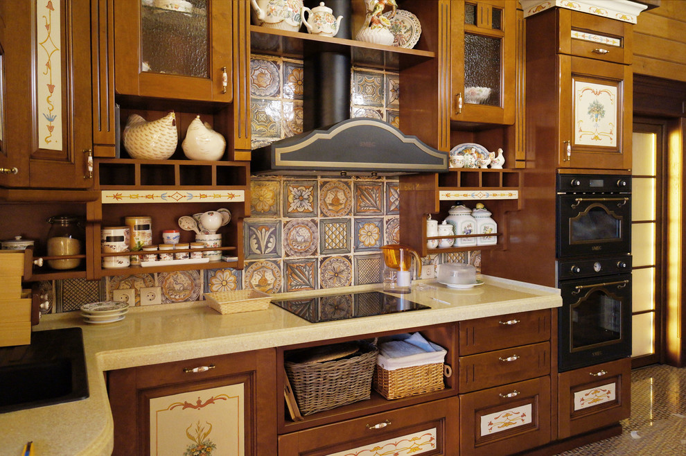 Интерьер загородного дома и ландшафт