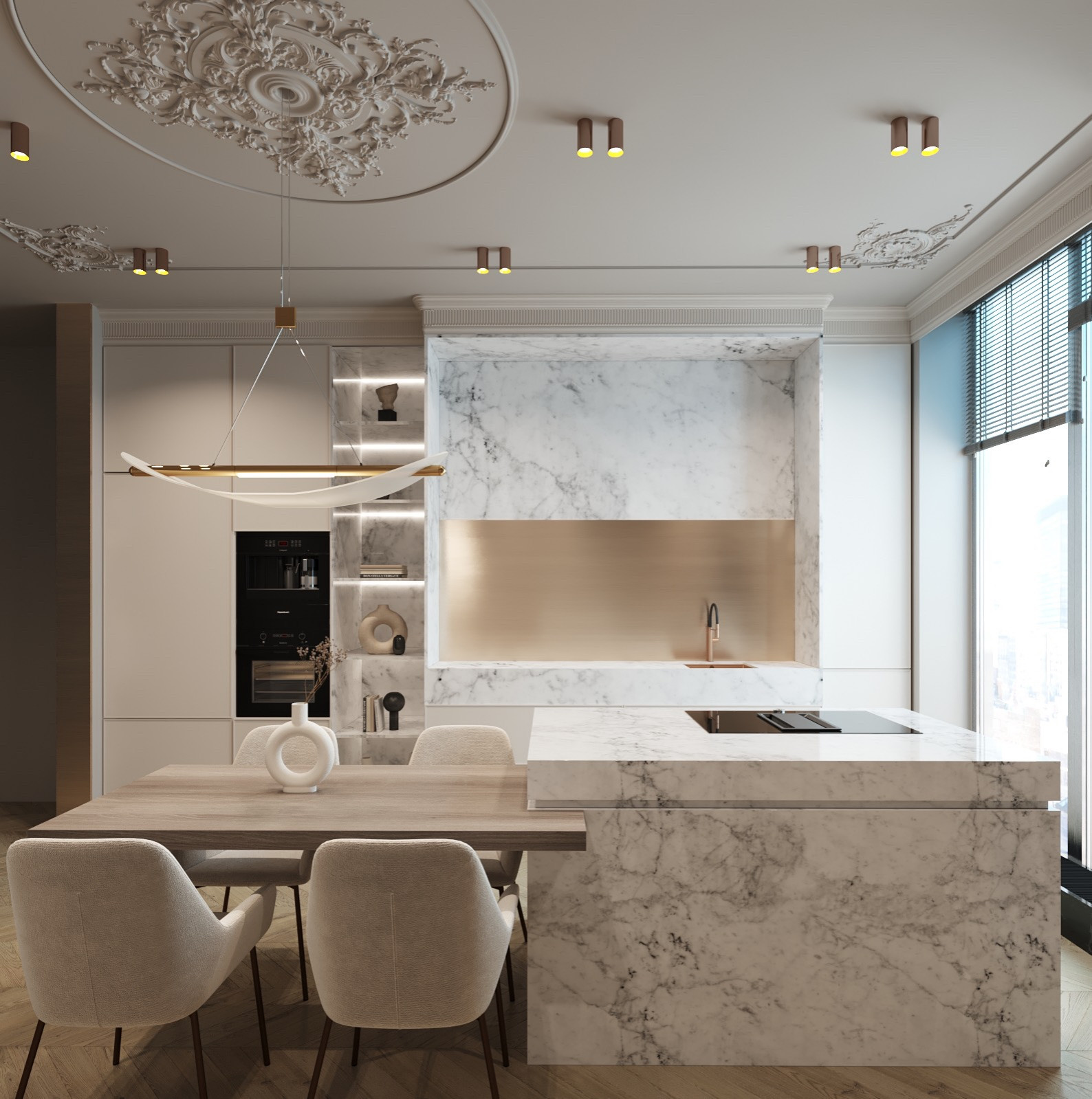 Обложка проекта: Авторская кухня в ЖК Barkli Residence