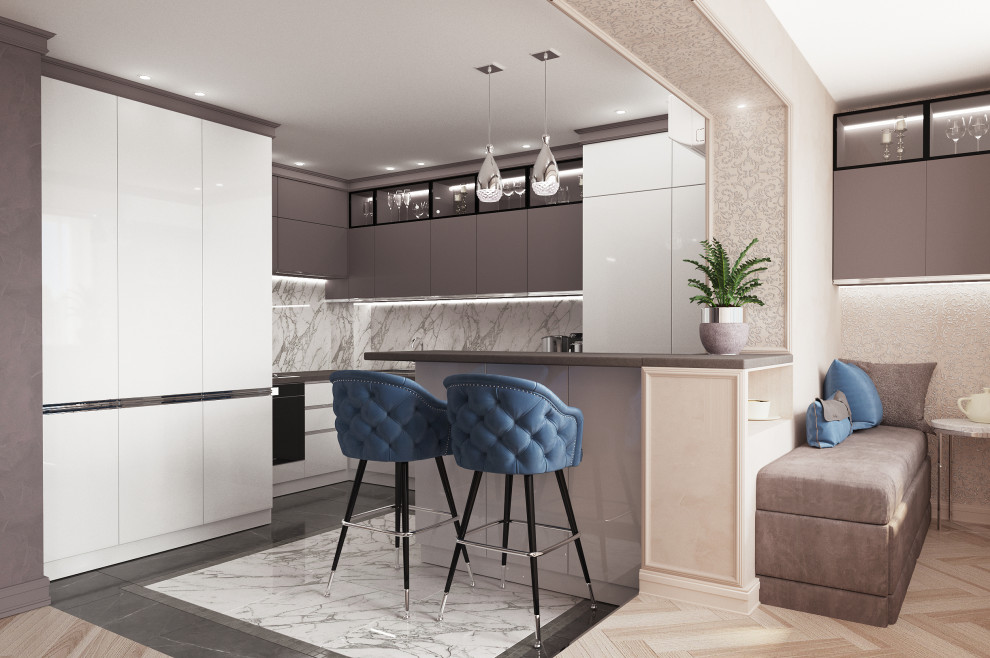 Трехкомнатная квартира современная классика