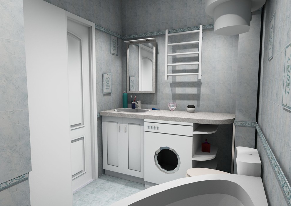 Проект квартиры с нестандартной планировкой 60кв.м