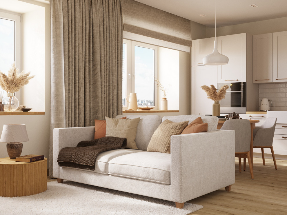 Scandi, кухня-гостиная