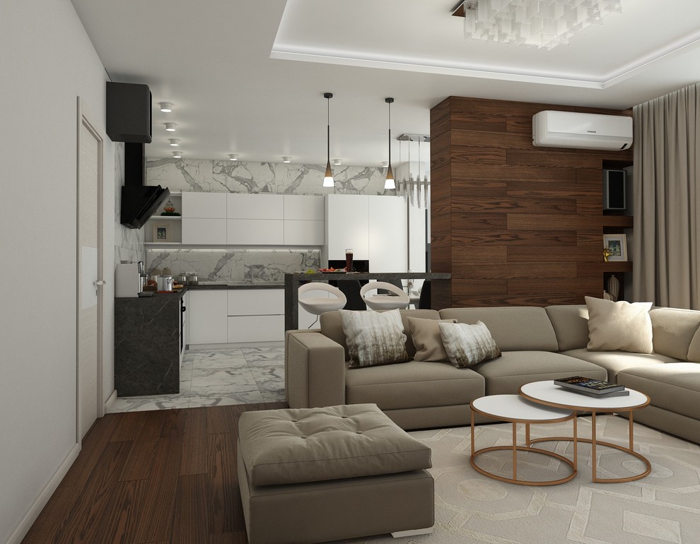 Обложка проекта: Гостиная. ЖК "Изумрудный"