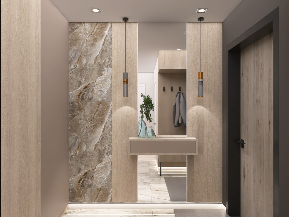 Дизайн-проект квартиры  частично 30,9 кв.м.  для молодой пары с ребенком