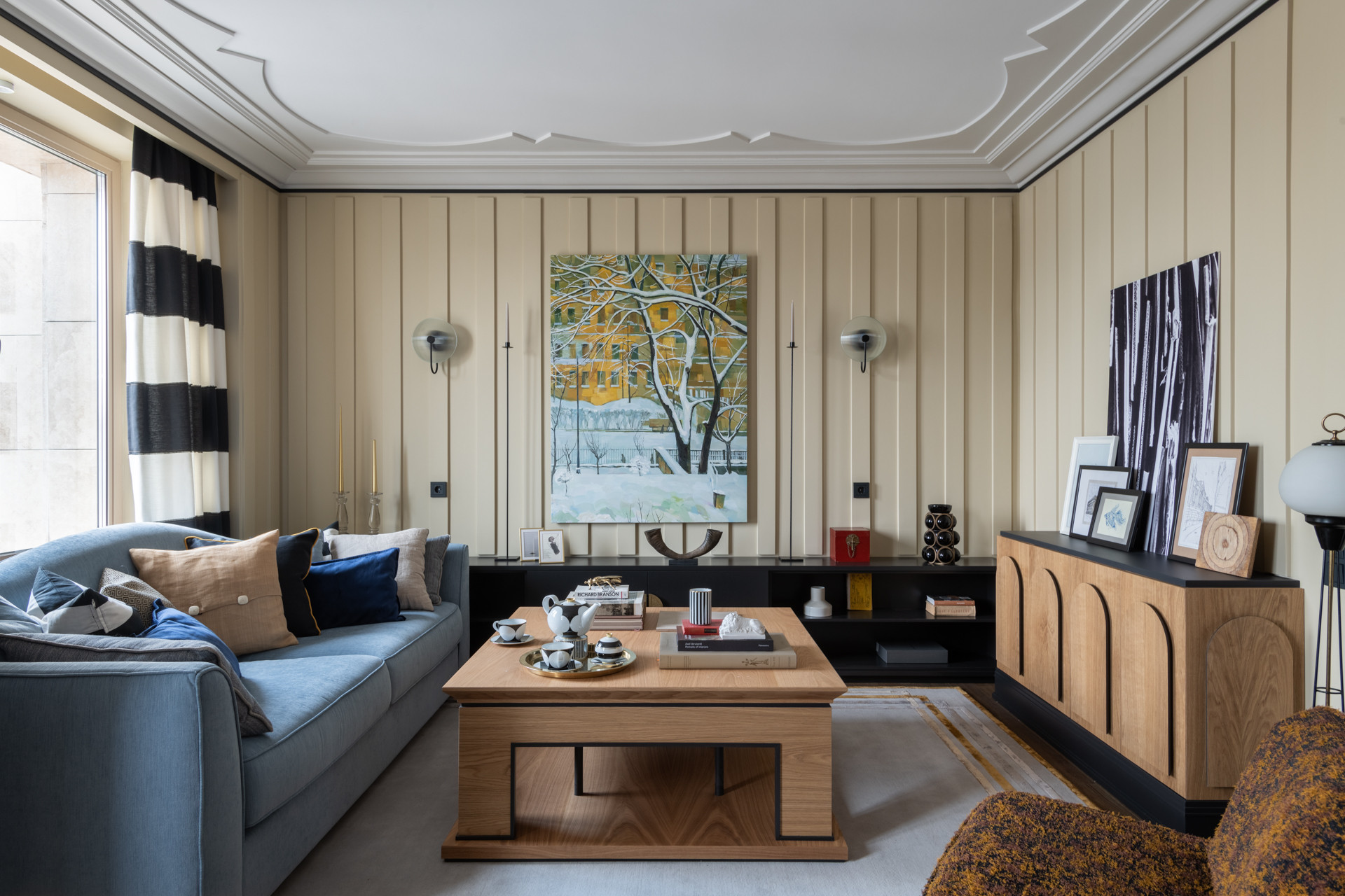 Houzz тур: Казанский интерьер, вдохновленный зимним Ленинградом