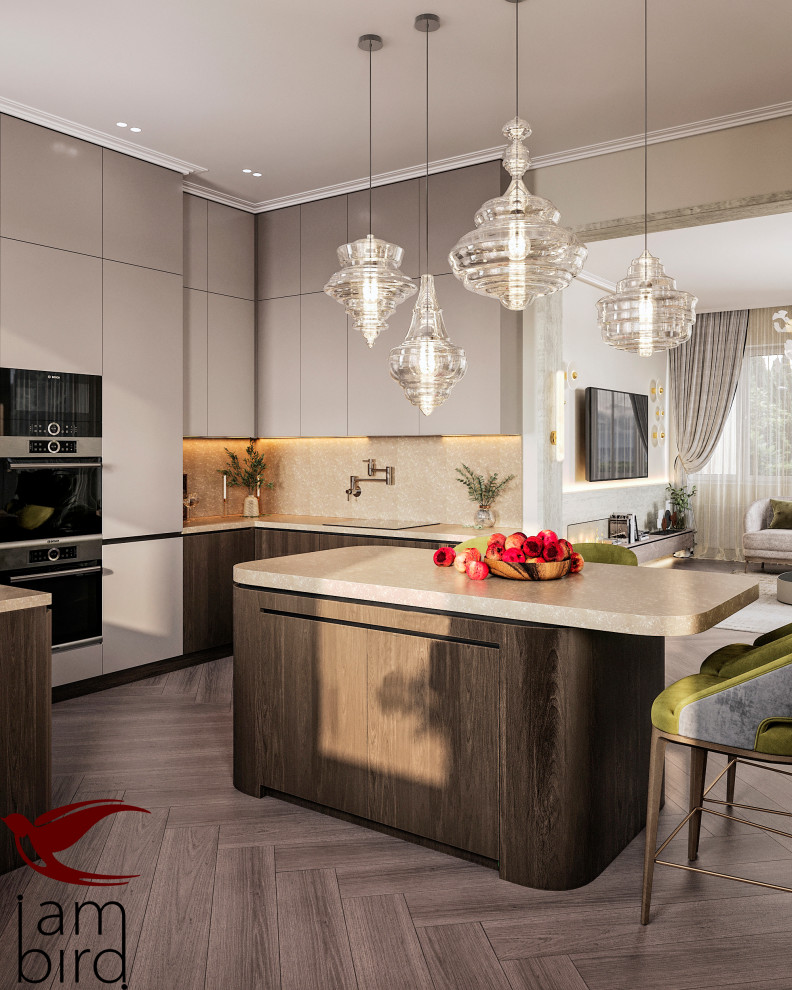 Современная классика с нотками ар-деко в КП "Гайд Парк"