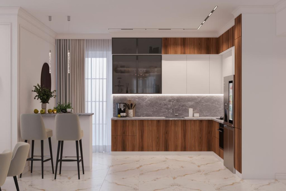 Обложка проекта: Кухня-гостиная 60 кв.м