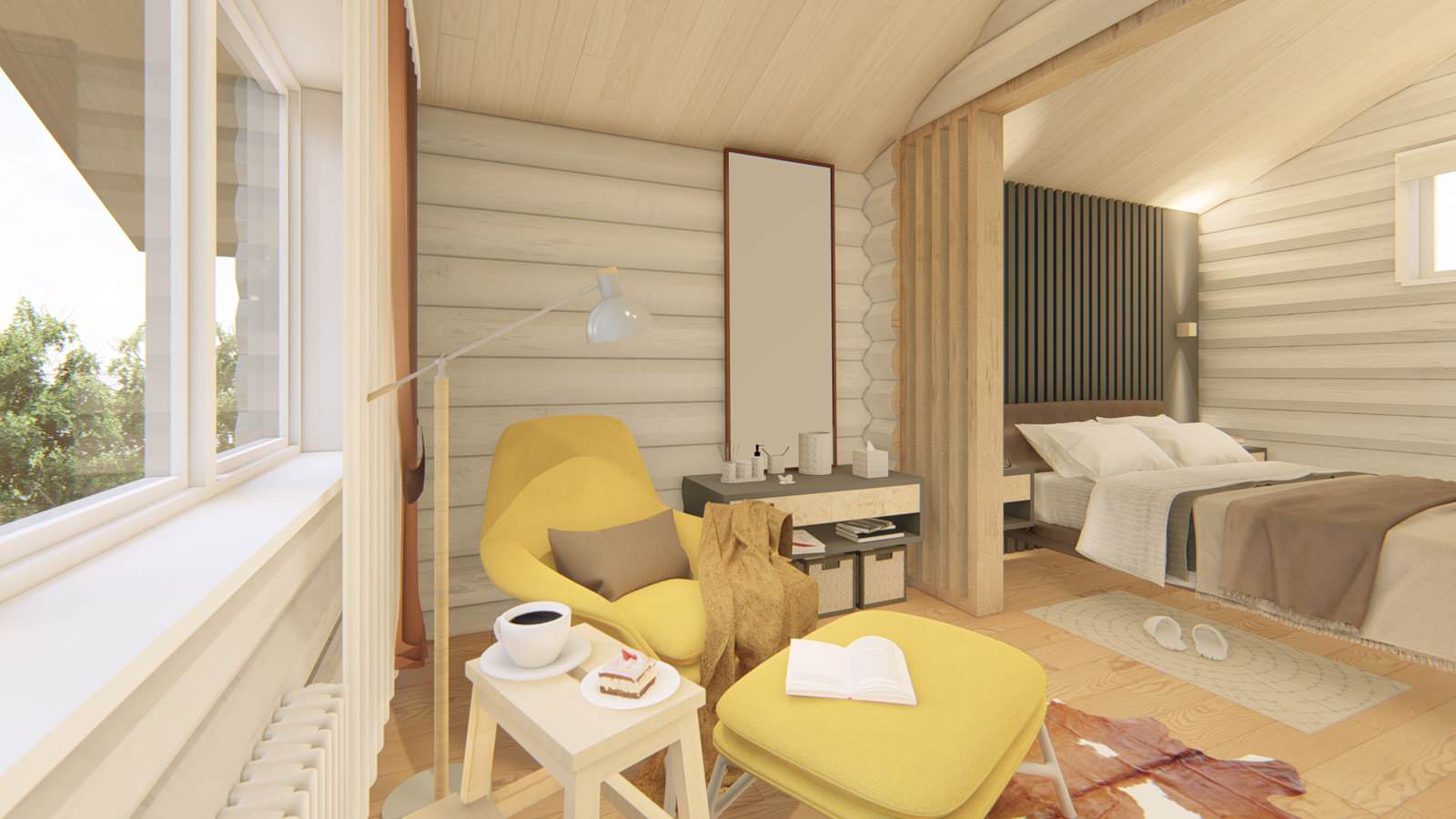 Интерьер главной спальни