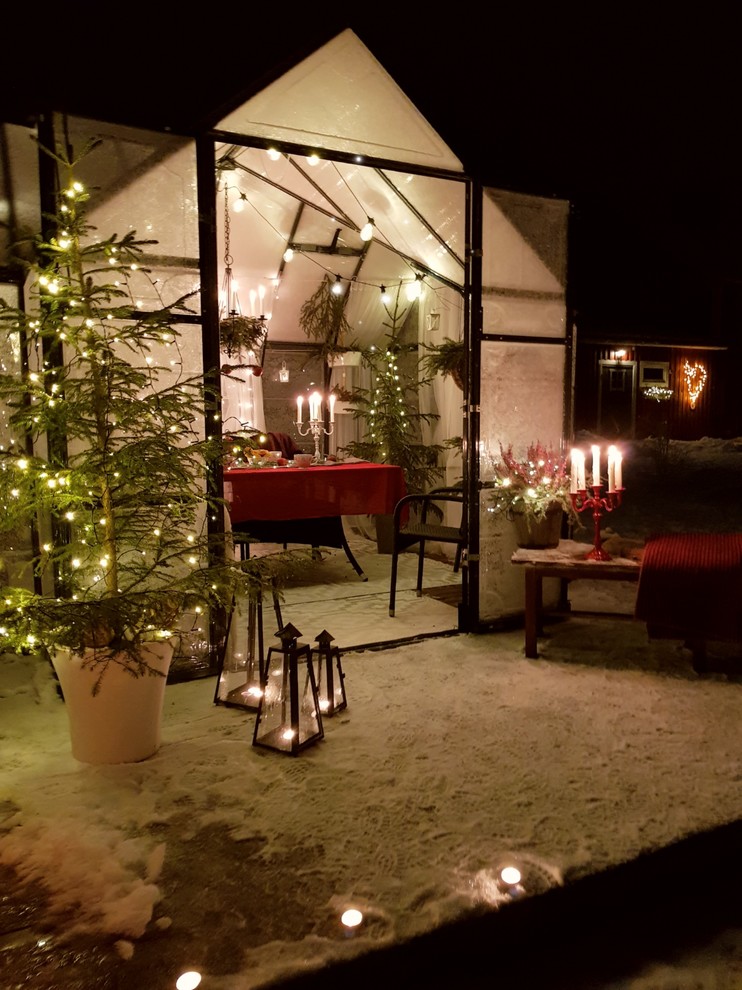 Houzz Швеция: Оранжерея, где отмечают праздники... даже в −26°С