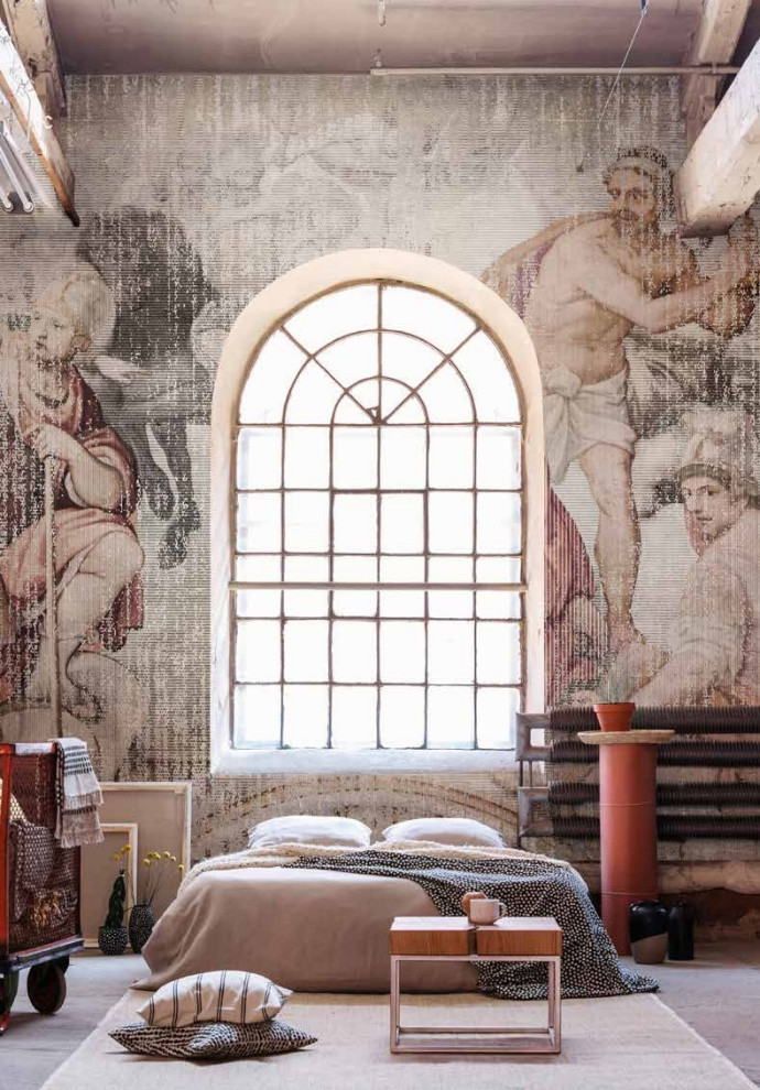 Обои с историческими фресками