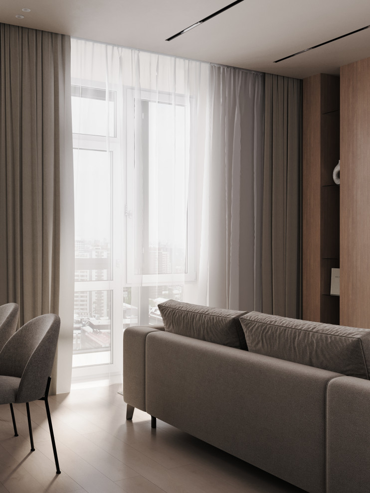 ЖК ID-Kudrovo, лаконичный интерьер в концепции минимализм