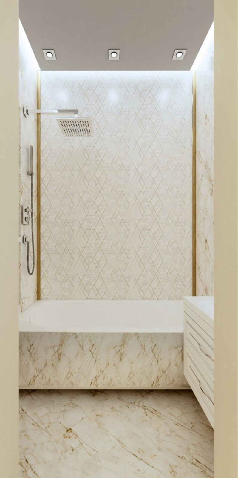 Дизайн-проект  для квартиры 78м2, ул.Трофимова