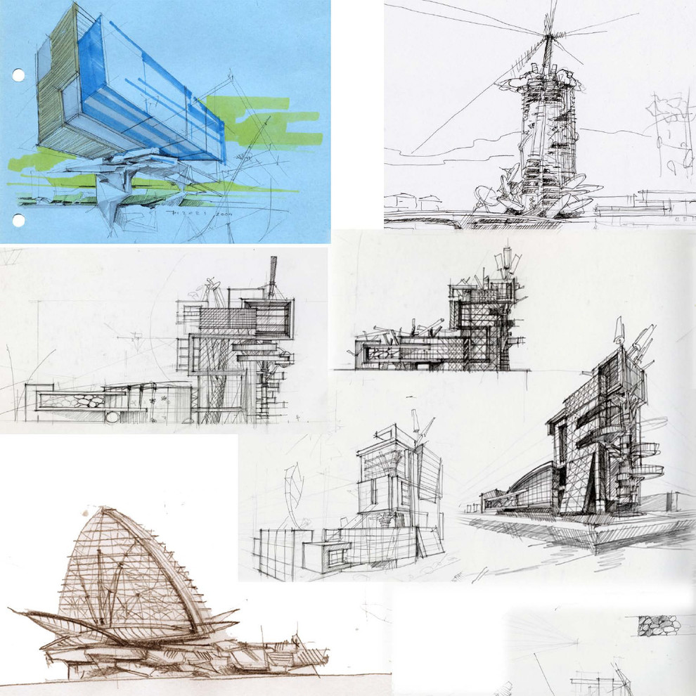 Эскизы - архитектура