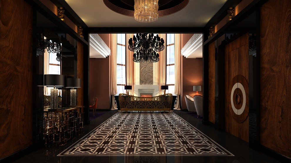 Обложка проекта: Загородный дом в стиле Арт-деко