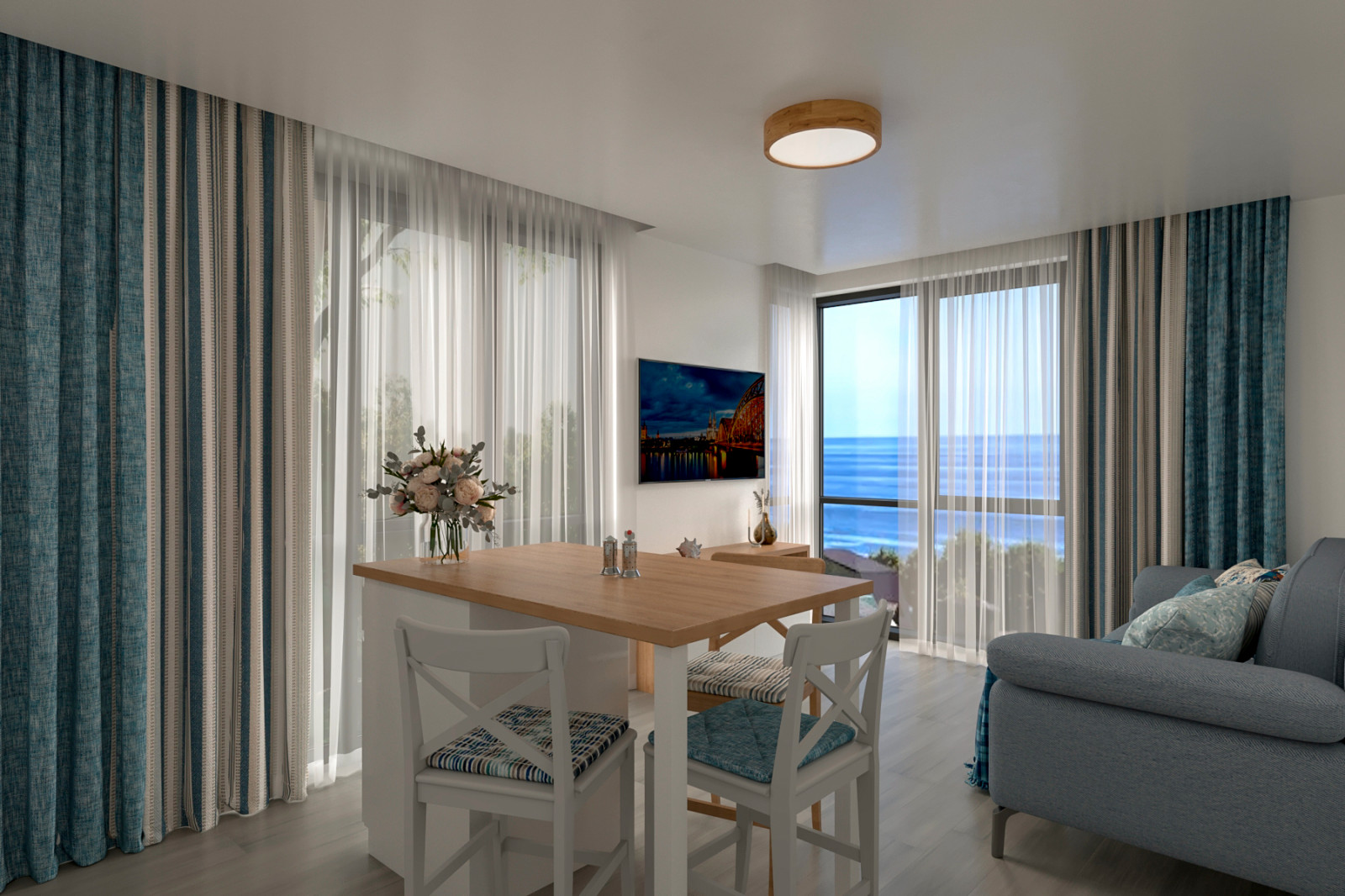 Дизайн-проект апартаментов в Болгарии, Варна