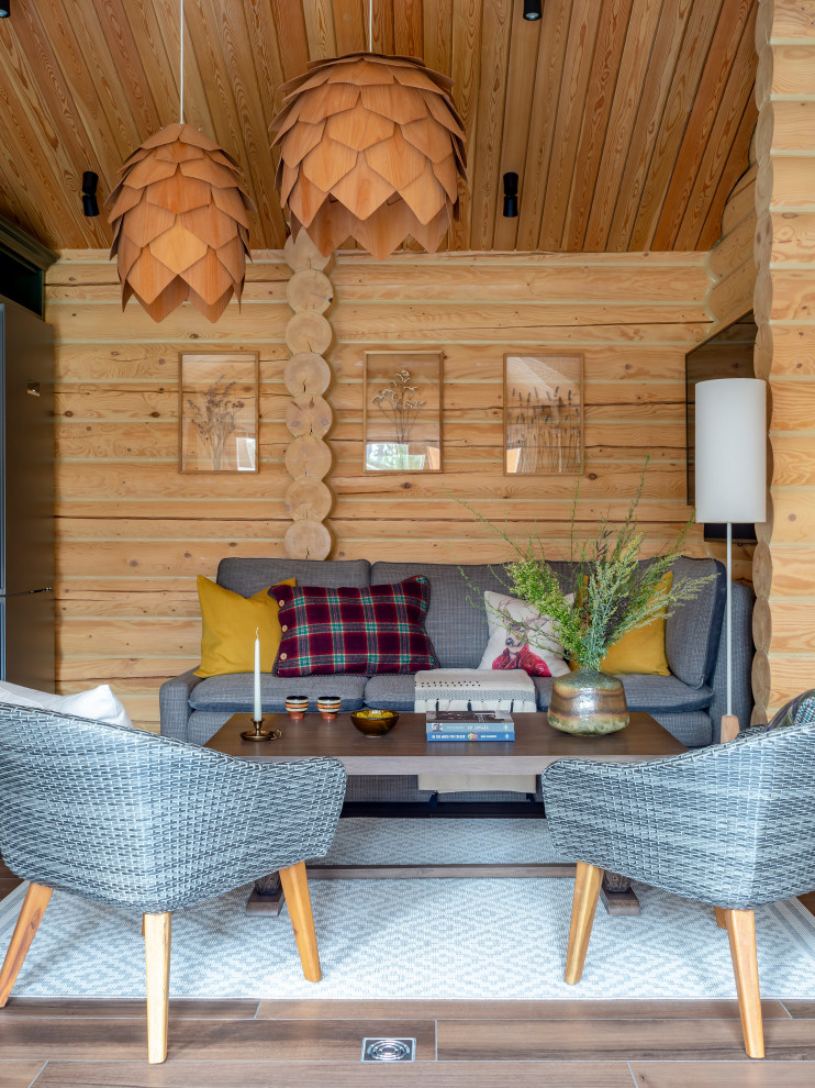 Банный домик с бассейном (фото)