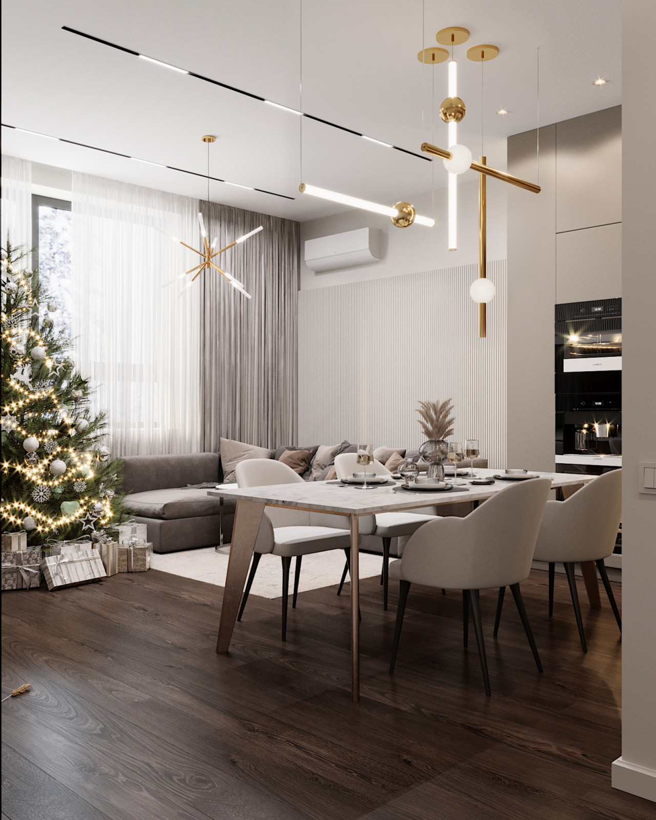 Уютная квартира на Серебрякова 84,8 кв м