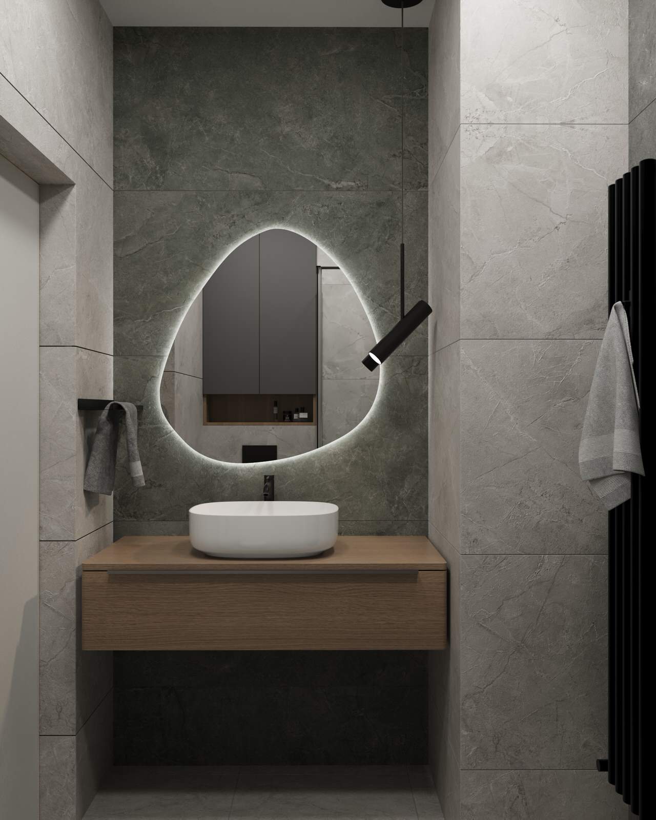 Проект квартиры в 99,2 м2 в неоклассике для молодой пары