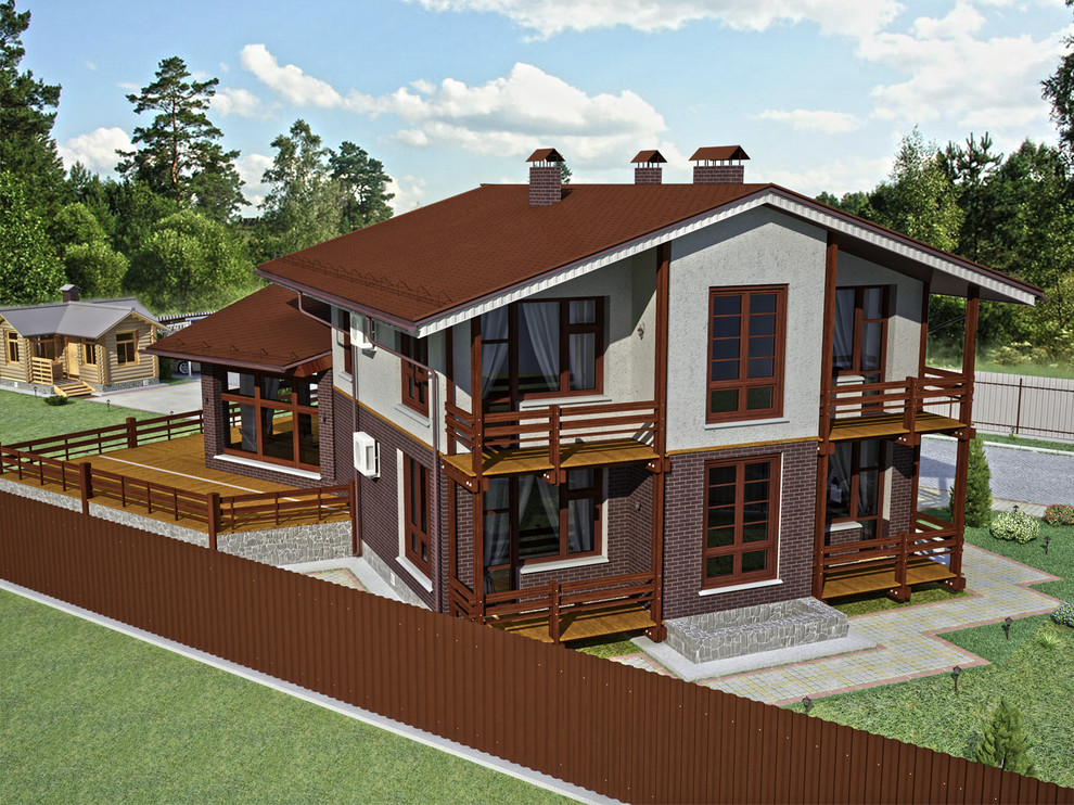 Коттедж в пригороде Воронежа