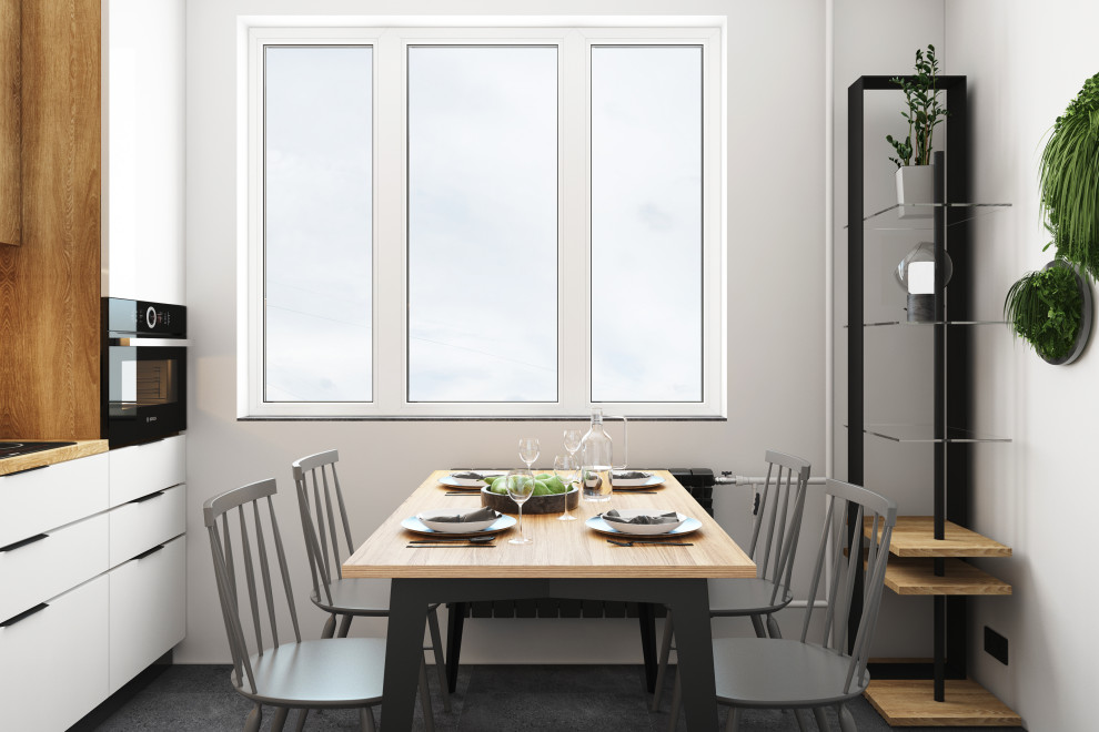 Проект кухни в панельном доме П-44Т