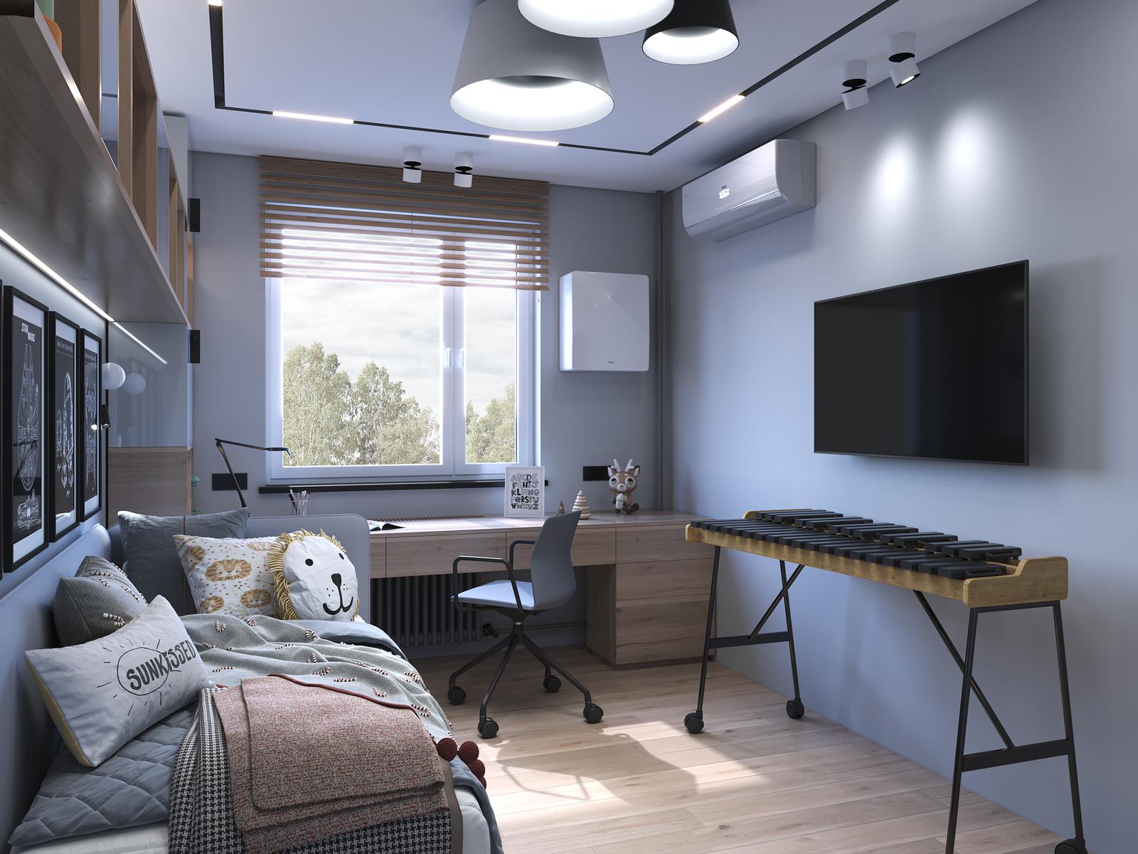 Жилая квартира для молодой семьи с ребенком, 51,64кв.м.