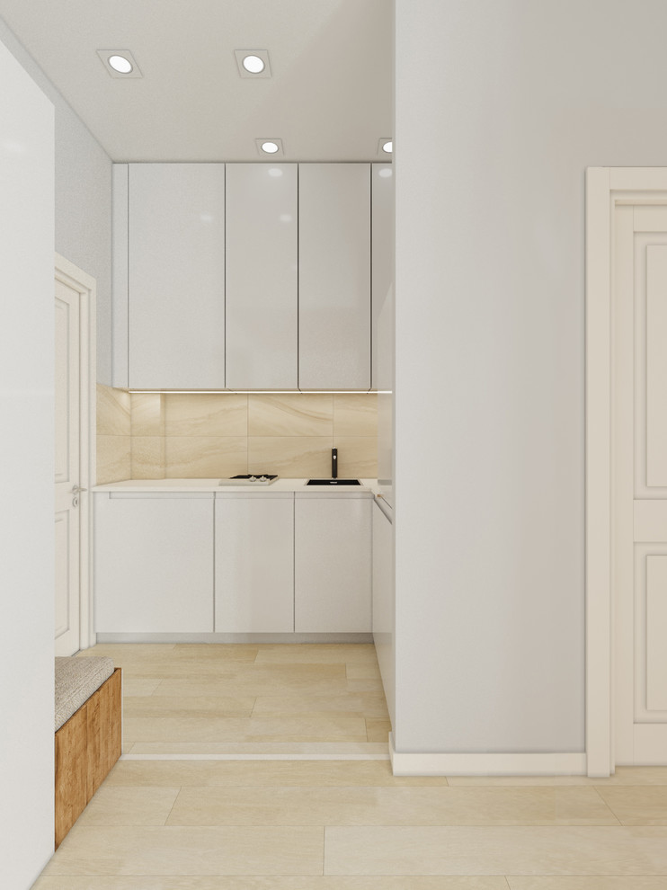 кухонная зона в студии трансформер