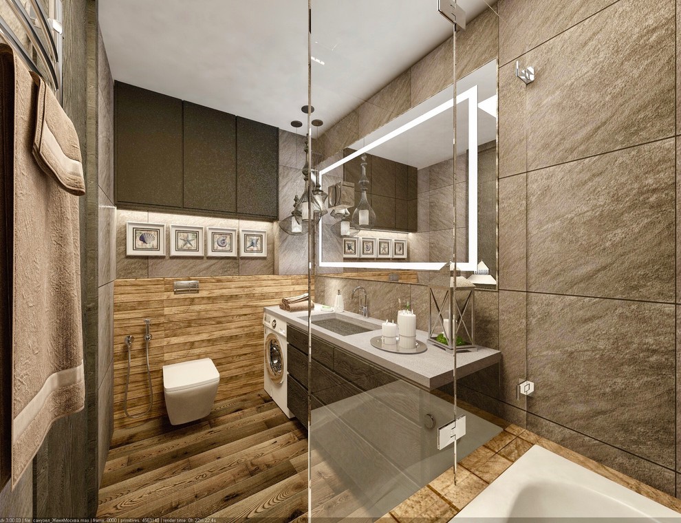 3-х комнатная квартира в современном стиле.