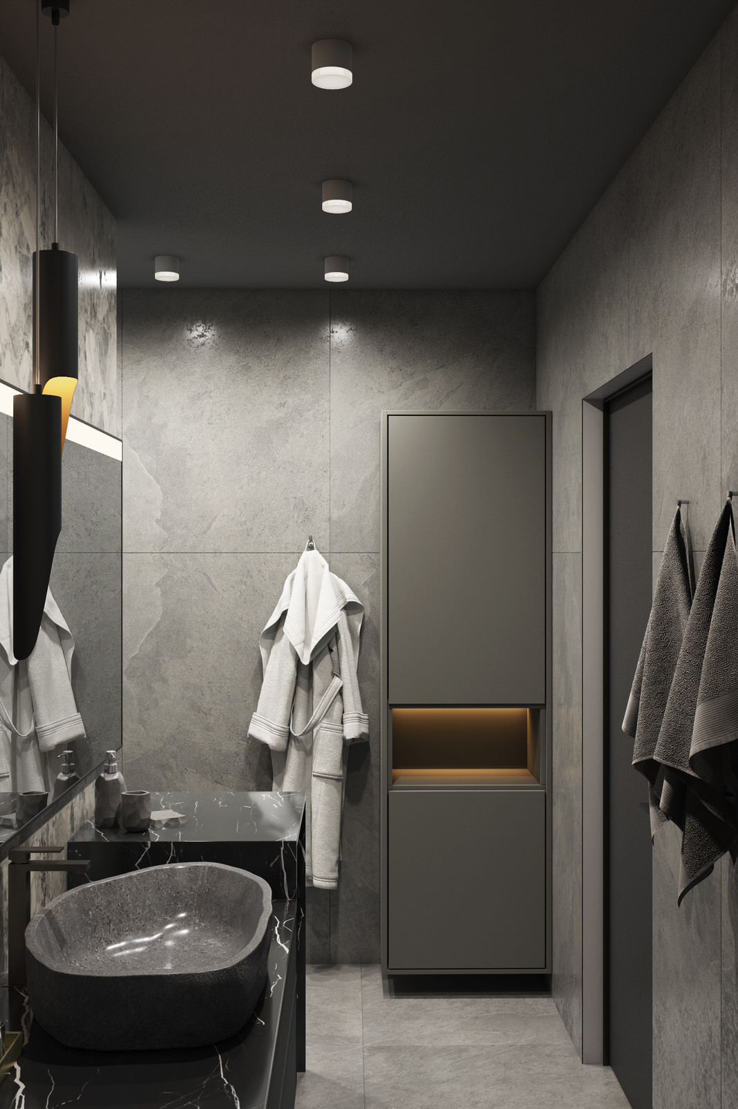 Дизайн проект подвального помещения 127м²