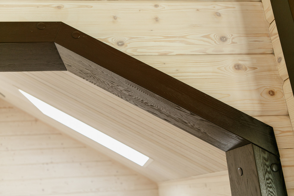 Интерьер дома из клееного бруса