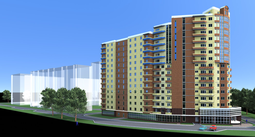 Жилой дом в микрорайоне Запад