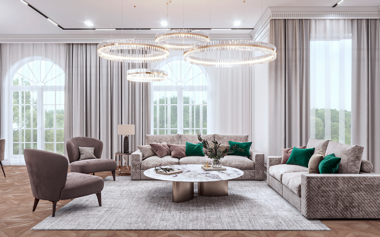 Обложка проекта: Загородный дом "Лесное озеро"