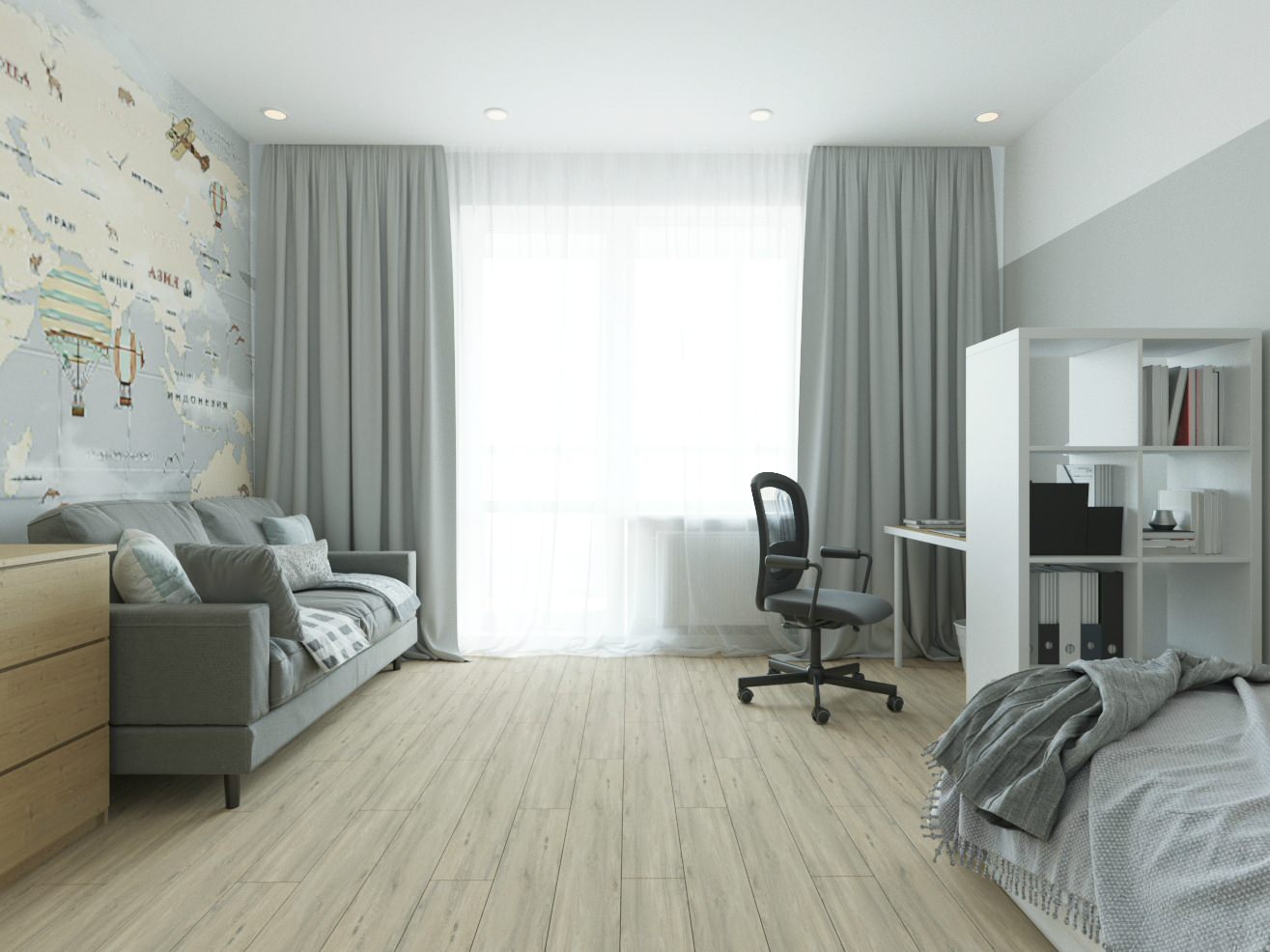 Интерьер квартиры в ЖК Жемчужный берег