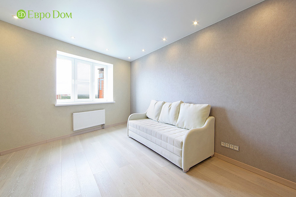 Ремонт однокомнатной квартиры 38 кв. м в современном стиле. Фото проекта