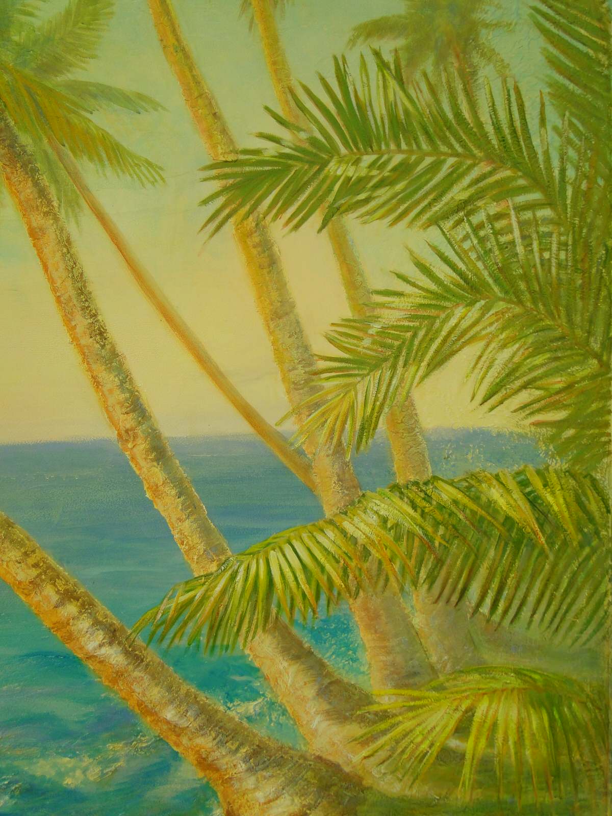 Роспись стен бассейна "Золотой берег"