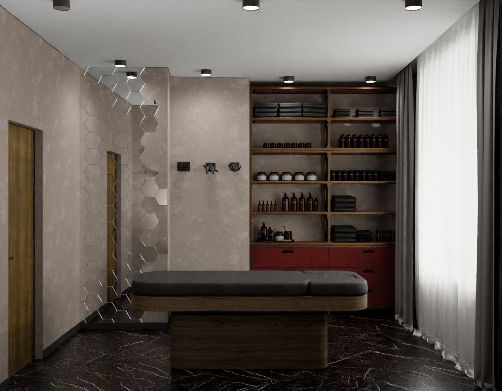 Дизайн массажной студии в стиле эклектика