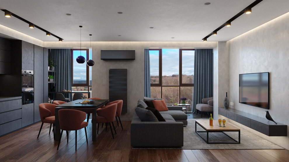 Обложка проекта: Современный Дизайн Квартиры 70 м2