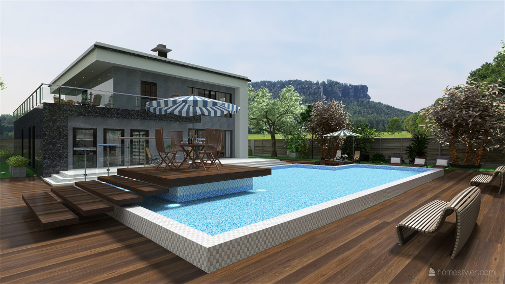 Коттедж 2-эт_ интерьер +экстерьер