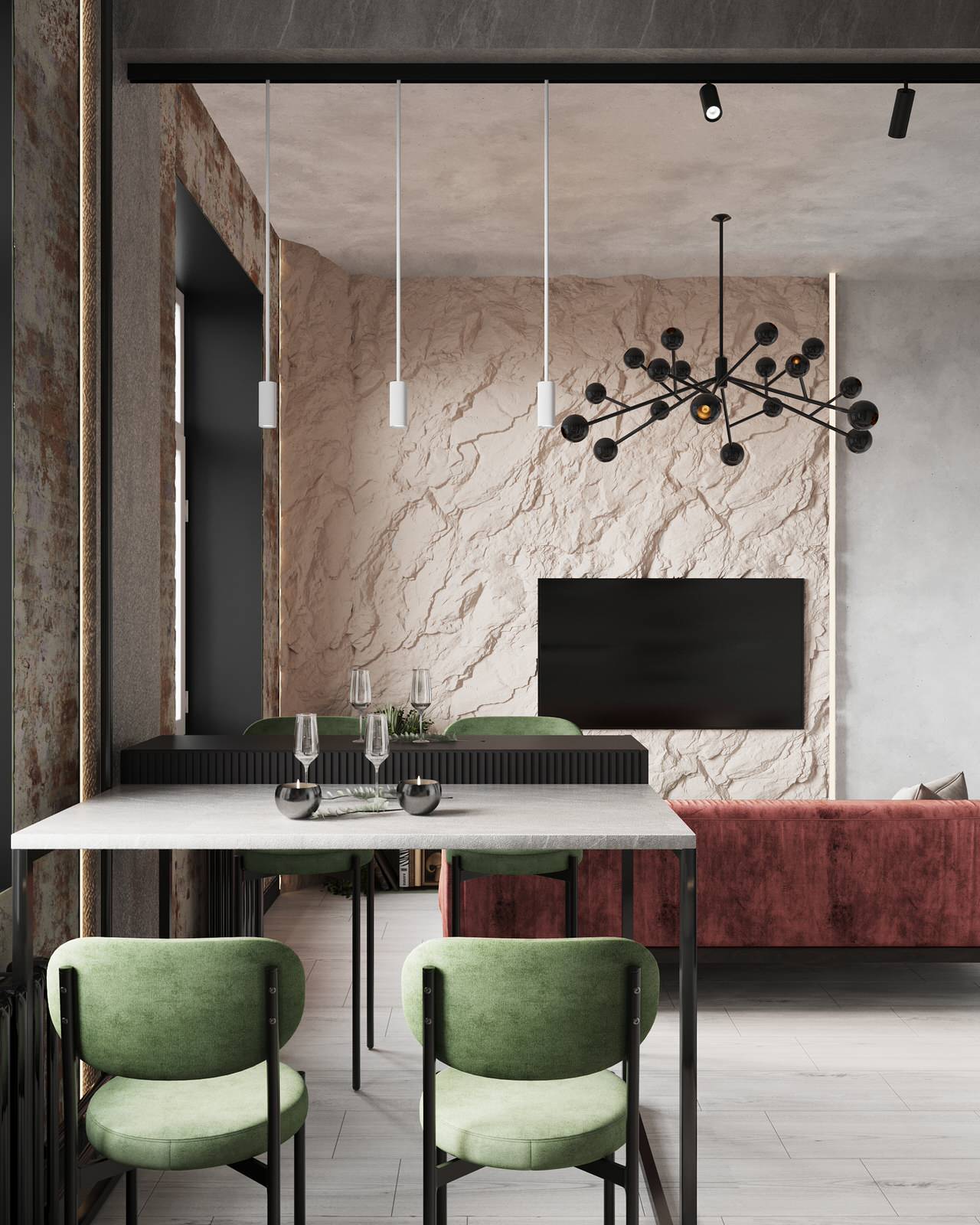 Дизайн сталинки г. Хабаровск, 55,5кв.м