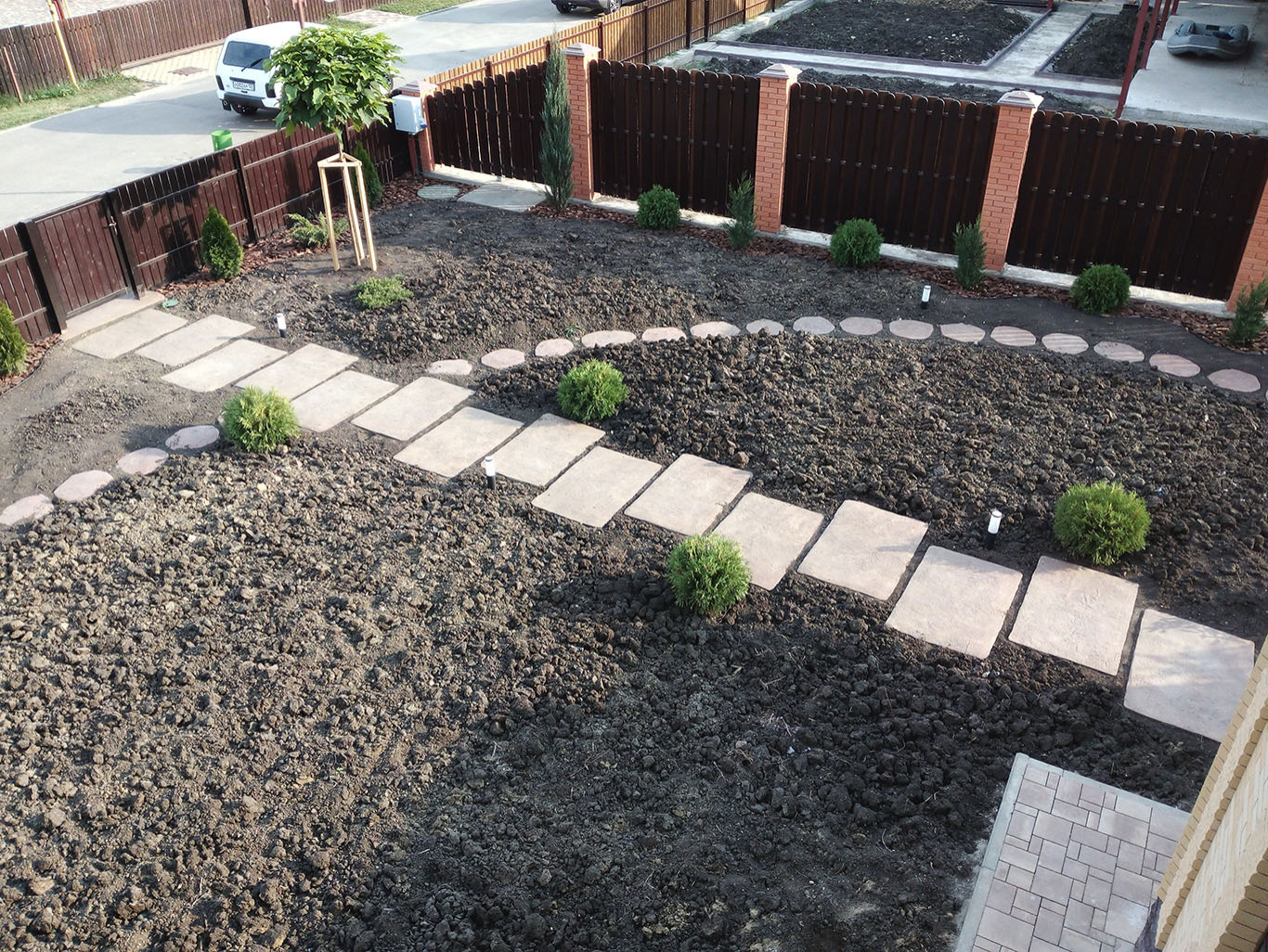 Вид со второго этажа на парадную часть.