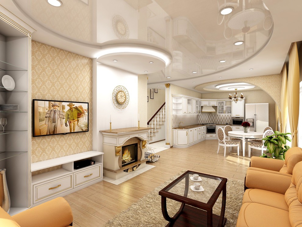 Интерьер жилого дома в Академгородке