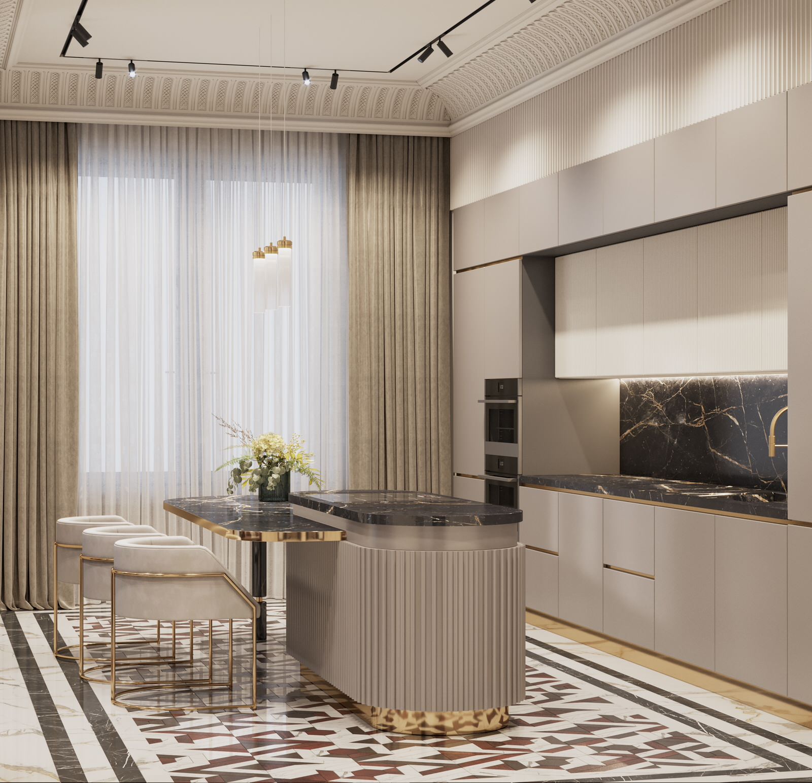 Квартира 156м², ЖК Duderhof Club