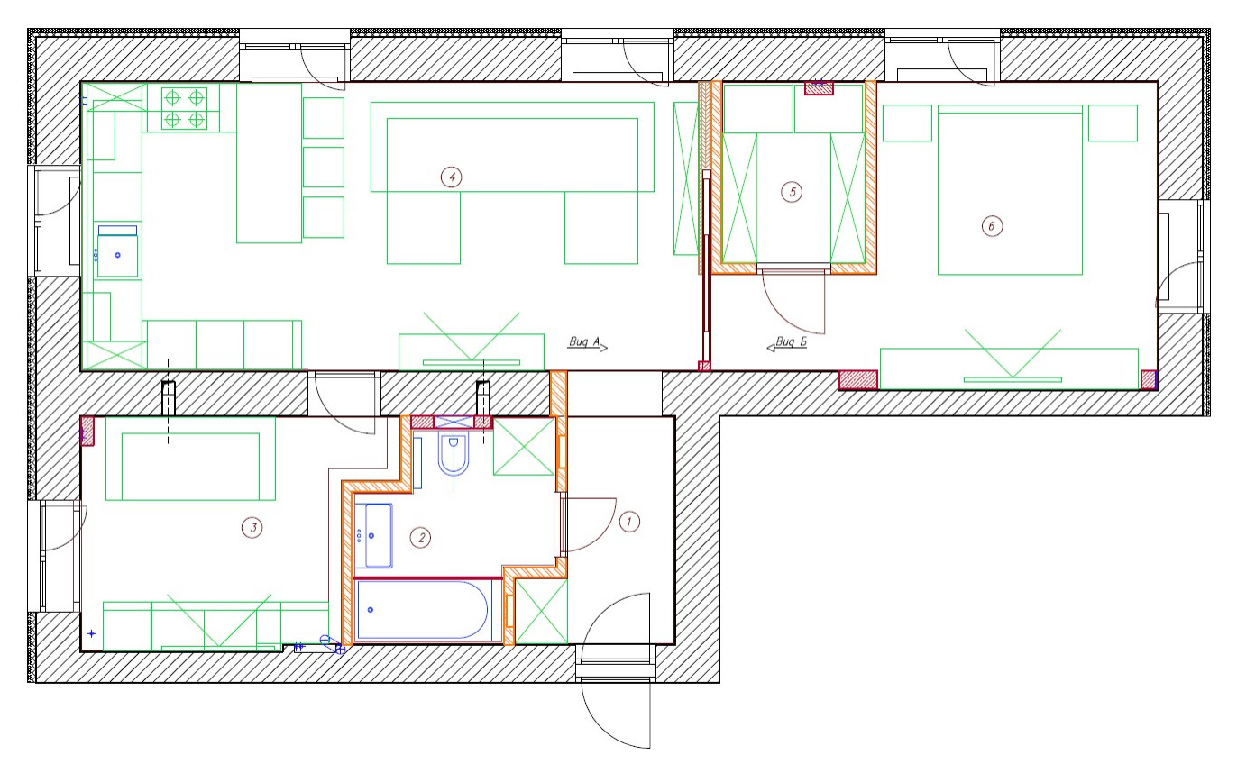 До и после: Квартира в «сталинке» 1957-го года