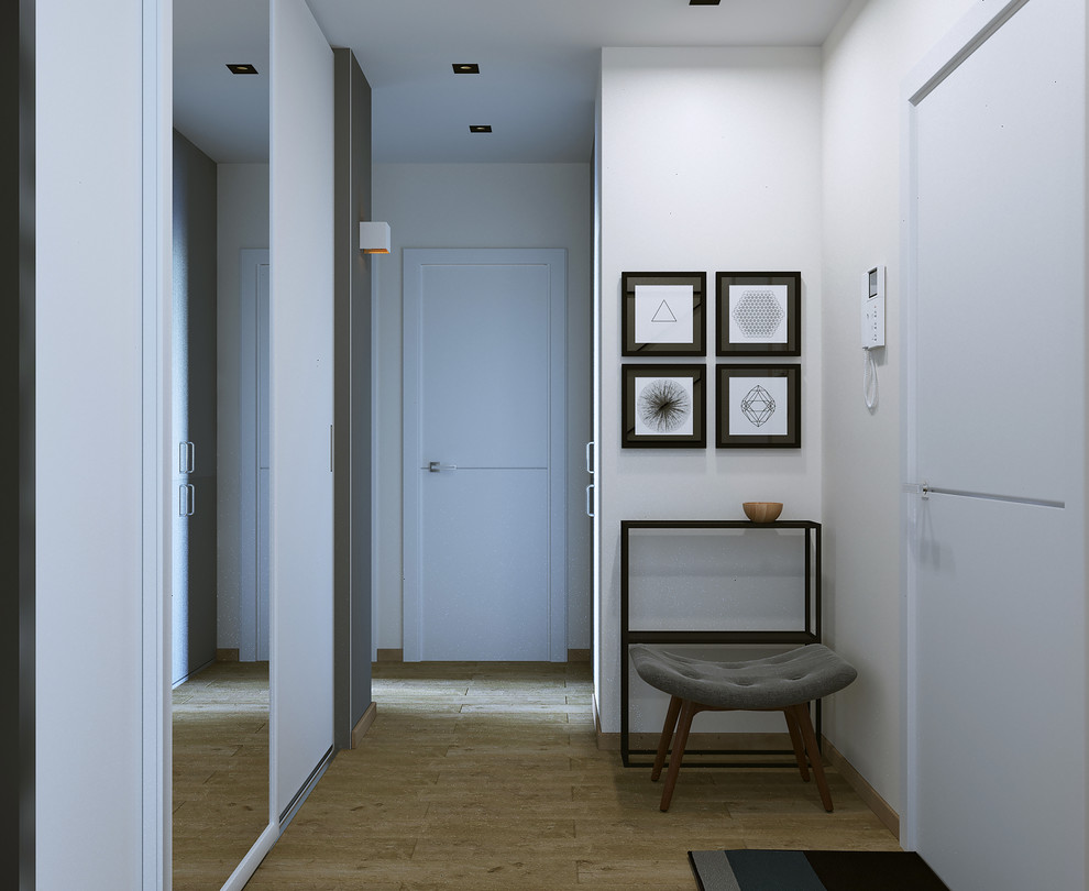 Квартира в современном стиле с акцентами скандинавского.