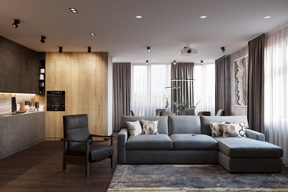 Квартира 140 кв.м. в современном стиле в ЖК Донской Олимп