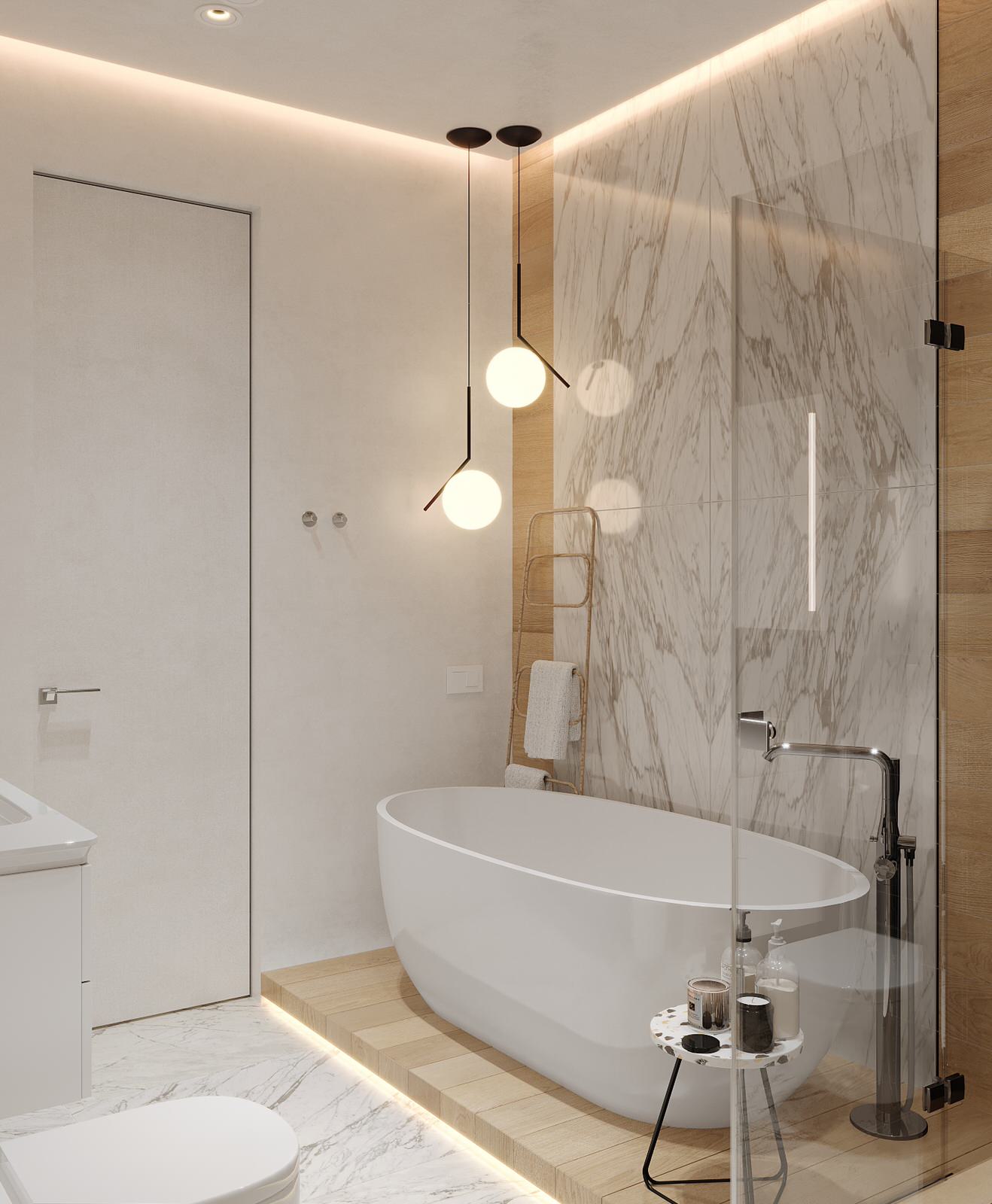 СВЕТЛЫЙ ИНТЕРЬЕР В ЖК ДОНСКОЙ ОЛИМП